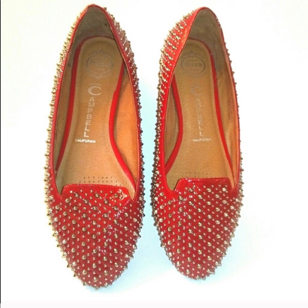 Studded Jeffrey Campbell flats